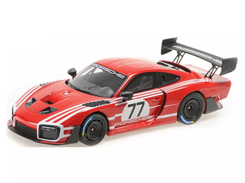 新品】ミニカー 1/18 ポルシェ 935/19 2019(レッド×ホワイトストライプ