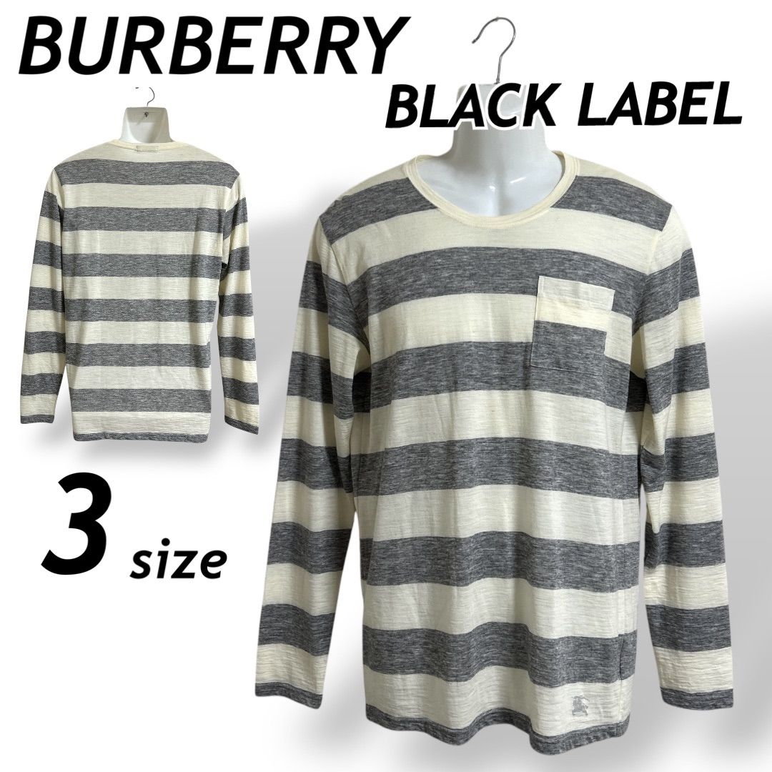 BURBERRY BLACK LABEL バーバリー ブラックレーベル メンズ 長袖T 