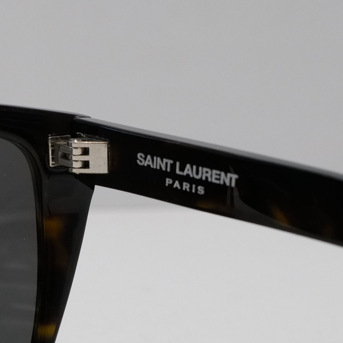 サンローラン SAINT LAURENT サングラス SL1 004 USED品 メンズ ハバナ イタリア製 セルフレーム 中古 X4643
