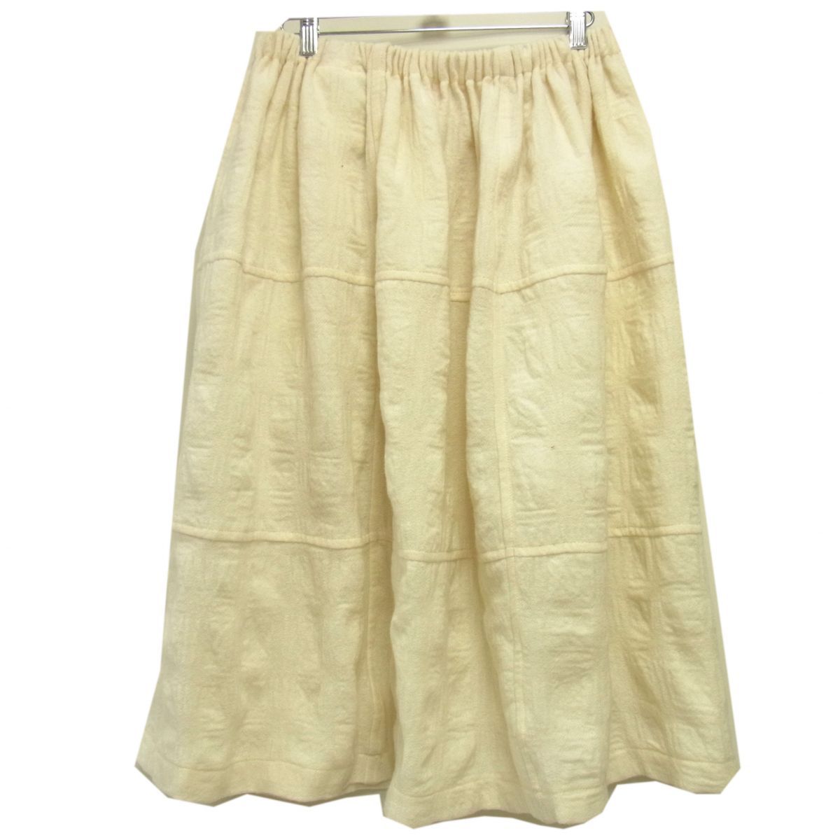 定価52.800円 tao COMME des GARCONS コムデギャルソン ギャザースカート Gather Skirt 23AW ウールスカート レディース