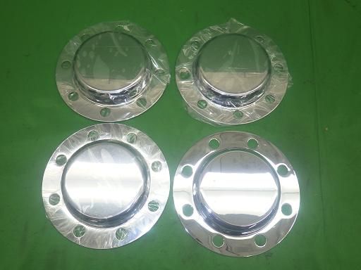 【未使用】デコトラ  カジヤ メッキ リアハブカバー 4枚