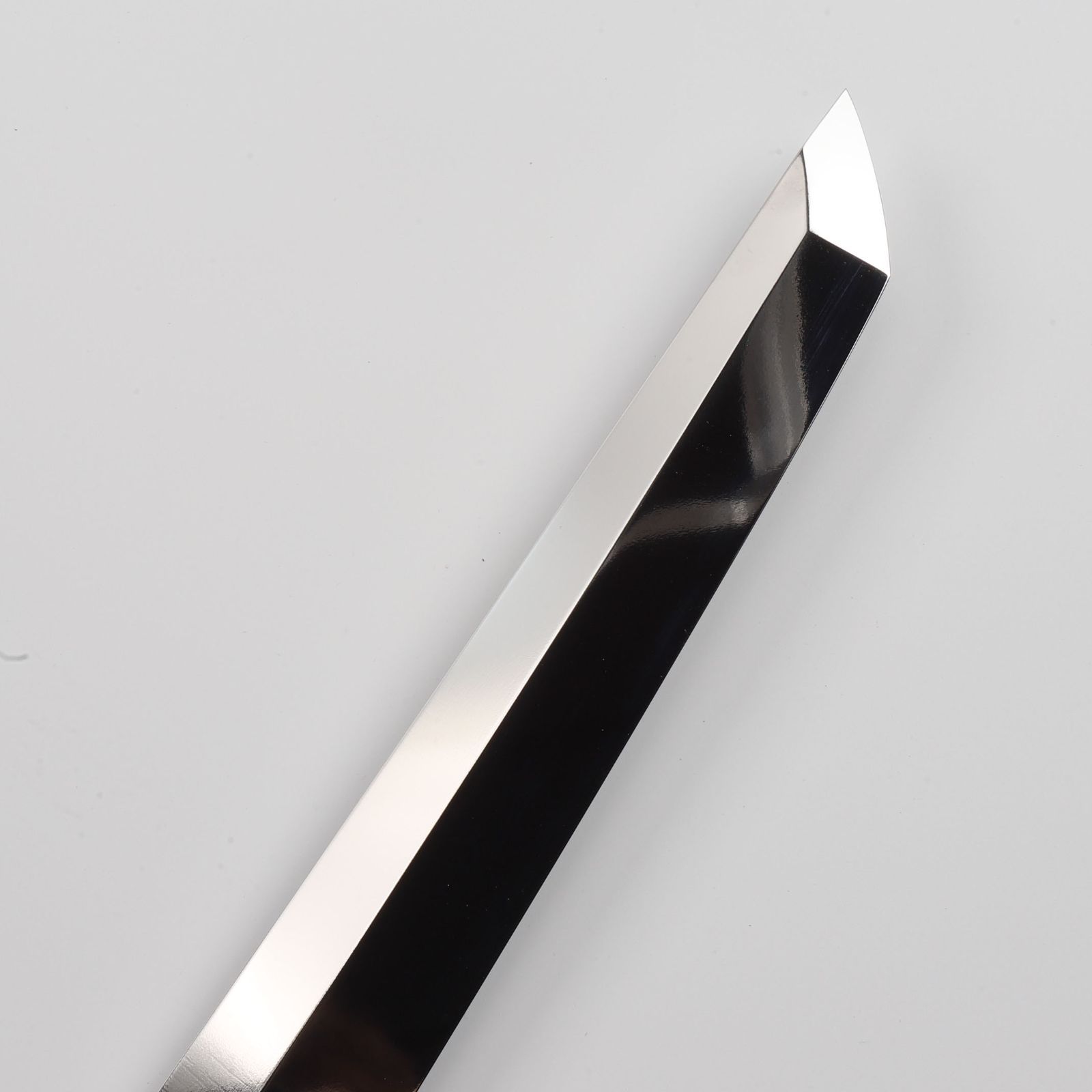 マグロ包丁 両刃包丁（刃渡700mm）通常鏡面仕上げ 本刃付け 八角柄 ポプラ