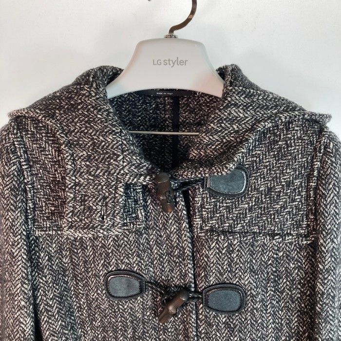 ☆GUCCI グッチ ウール ダッフルコート 白黒 size36 - メルカリ