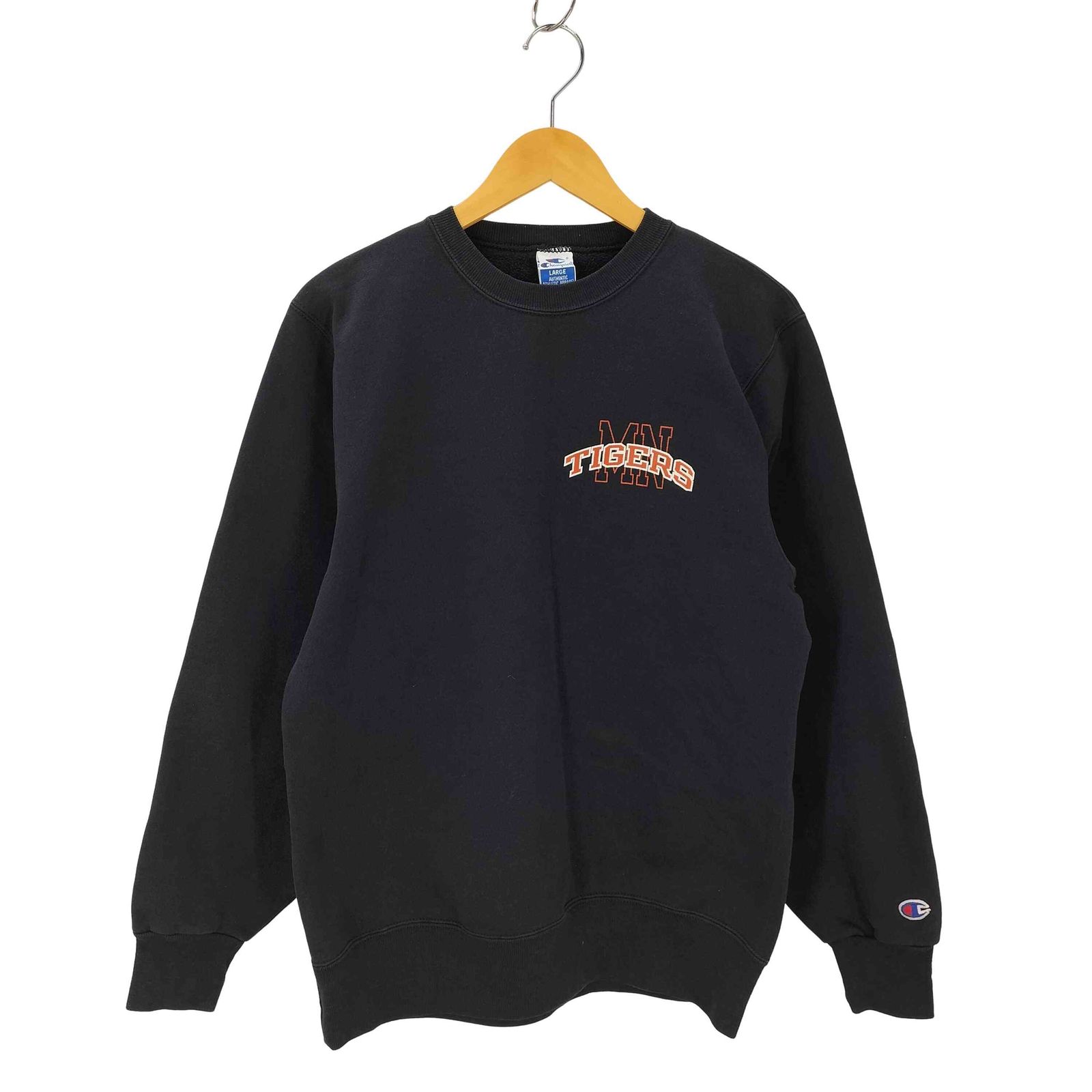チャンピオン Champion USA製 青刺繍タグ 90S後期 TIGERS カレッジロゴ トレーナー メンズ  L