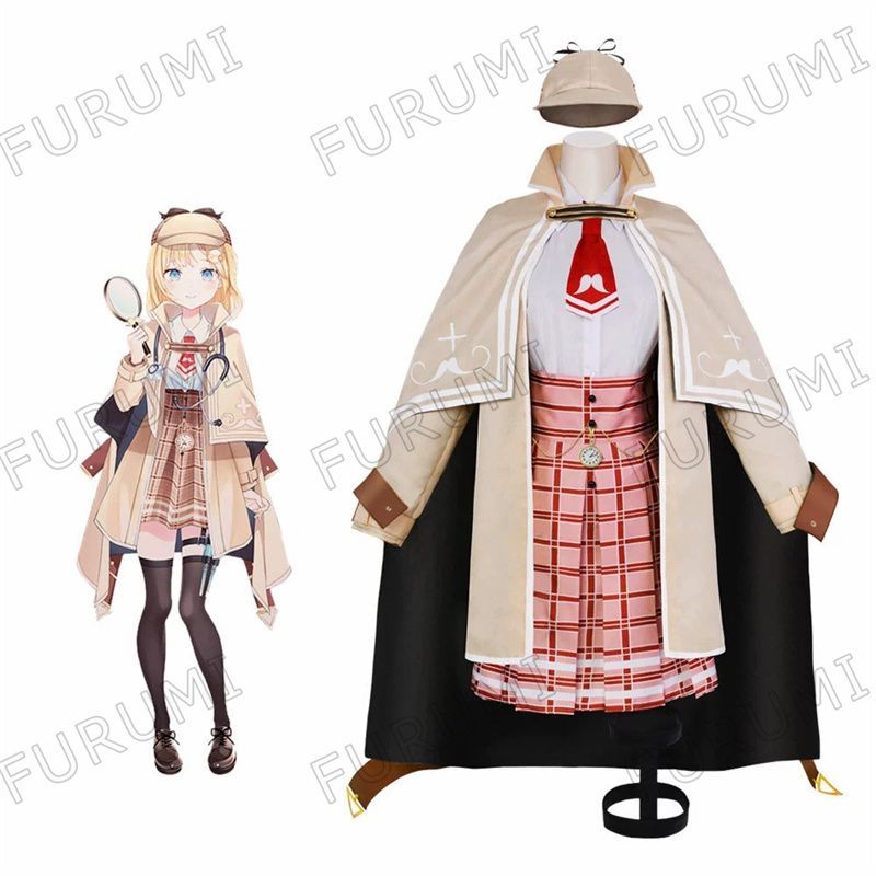 VTuber ブイチューバー コスプレ ワトソン アメリア コスプレ衣装 Watson Amelia コスチューム パーティー 変装 制服 演出服 cosplay イベンド 変装 仮装 プレゼント 祭り仮装 アニメ クリスマス ハロウィン