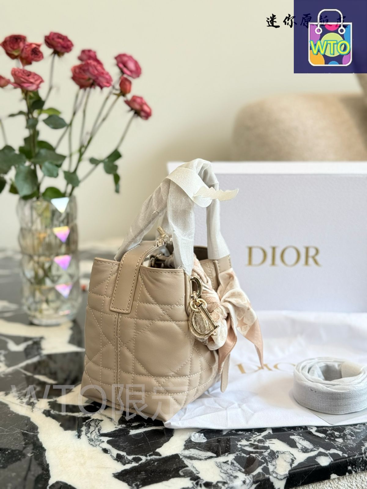【大人気デザイン】 ミニサイズ感が可愛い【Dior】ミニtoujours 今日特価】DIOR Mini Toujours Bag ディオール ミニ トゥ