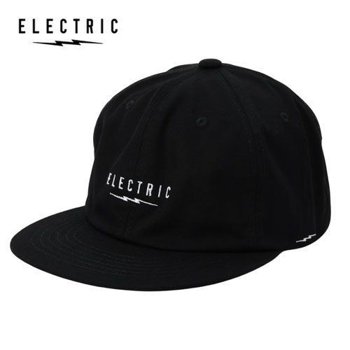 ELECTRIC UNDERVOLT COTTON TWILL 6 PANEL CAP BLACK アンダーボルトキャップ ブラック 帽子 エレクトリック グッズ