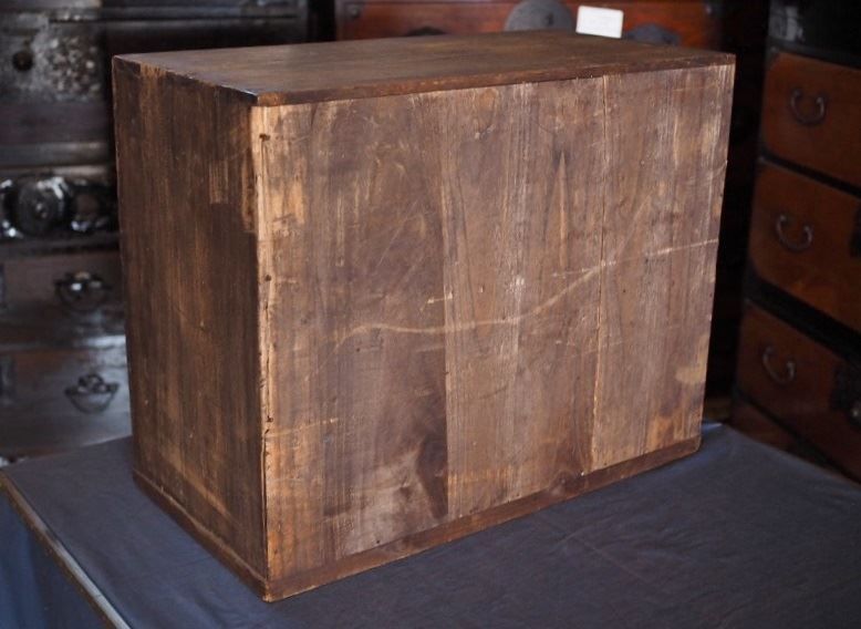 茶箪笥　古 総桐造りのアンティーク小箪笥 大正～昭和初期 古録展 送料無料