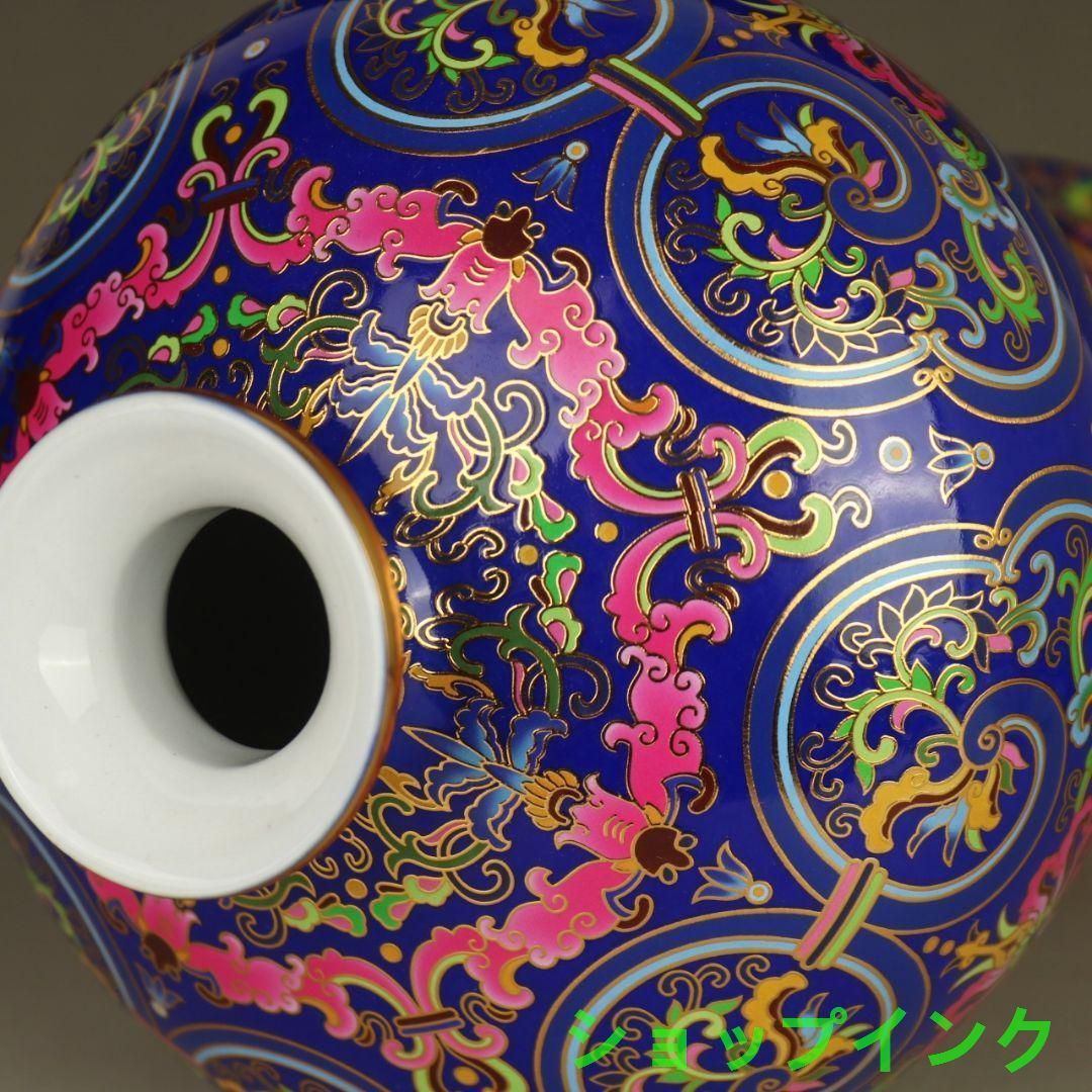 蒔絵十二支瓶 景徳鎮 陶磁器 装飾品 現代工芸品 美術品 置物 清代パステル蒔絵十二支六角尊瓶 景徳鎮 陶磁器 装飾品 現代工芸