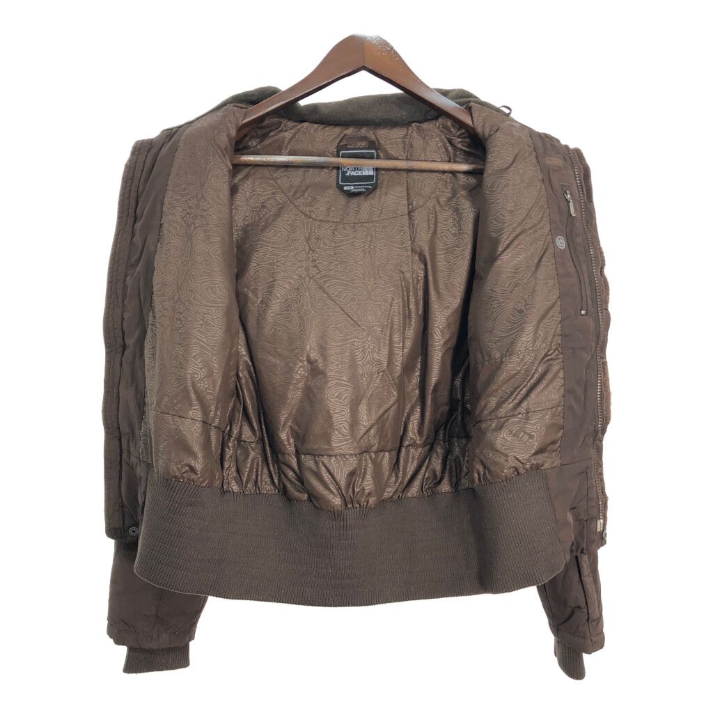 THE NORTH FACE - THE NORTH FACE ノースフェイス ダウンジャケット アウトドア 防寒 ワンポイントロゴ ブラウン (レディース M) 中古 古着 R6693 THE NORTH FACE - THE NORTH FACE ノースフェイス ダウン