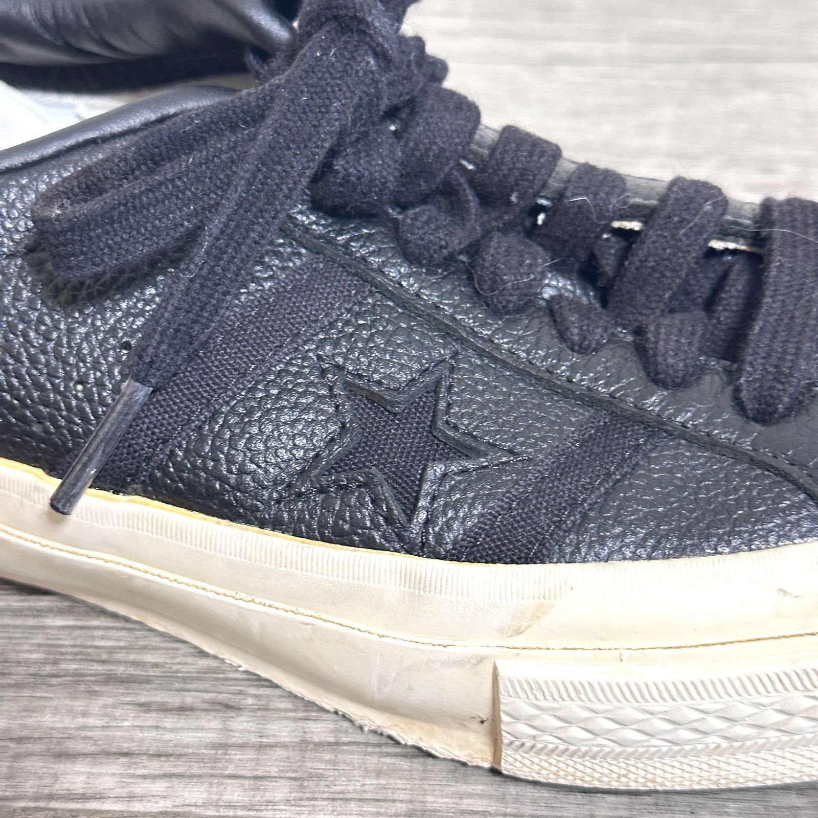 新品アダムエロペ 別注 converse STAR&BARS レザー コンバース アダムエロペ 別注 converse STAR&BARS レザー コンバース