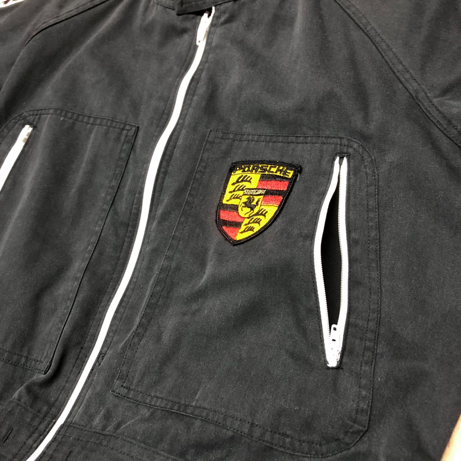 PORSCHE ポルシェ メンズL つなぎ ピットスーツ 作業着 ワークウェア