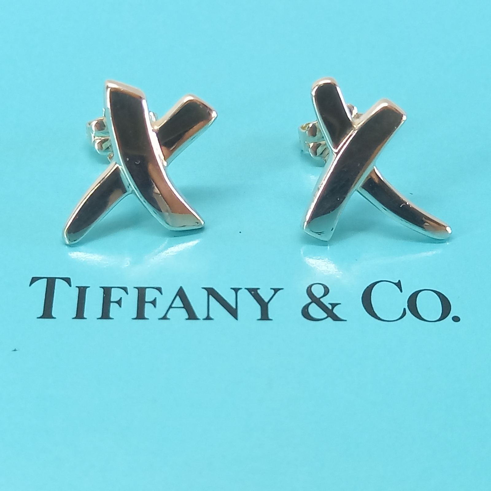 パロマピカソ キス X スタッド ピアス 925シルバー TIFFANY &Co
