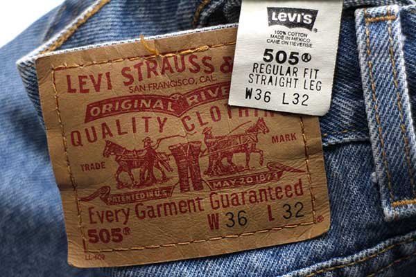 00s メキシコ製 Levi'sリーバイス 505 デニムパンツ w36 L32☆SDP1984