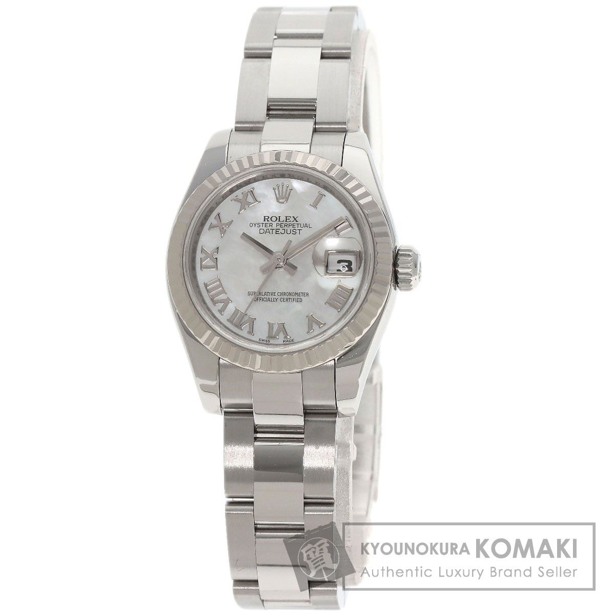 ROLEX ロレックス 179174NR デイトジャスト 腕時計 SS SS K18WG レディース