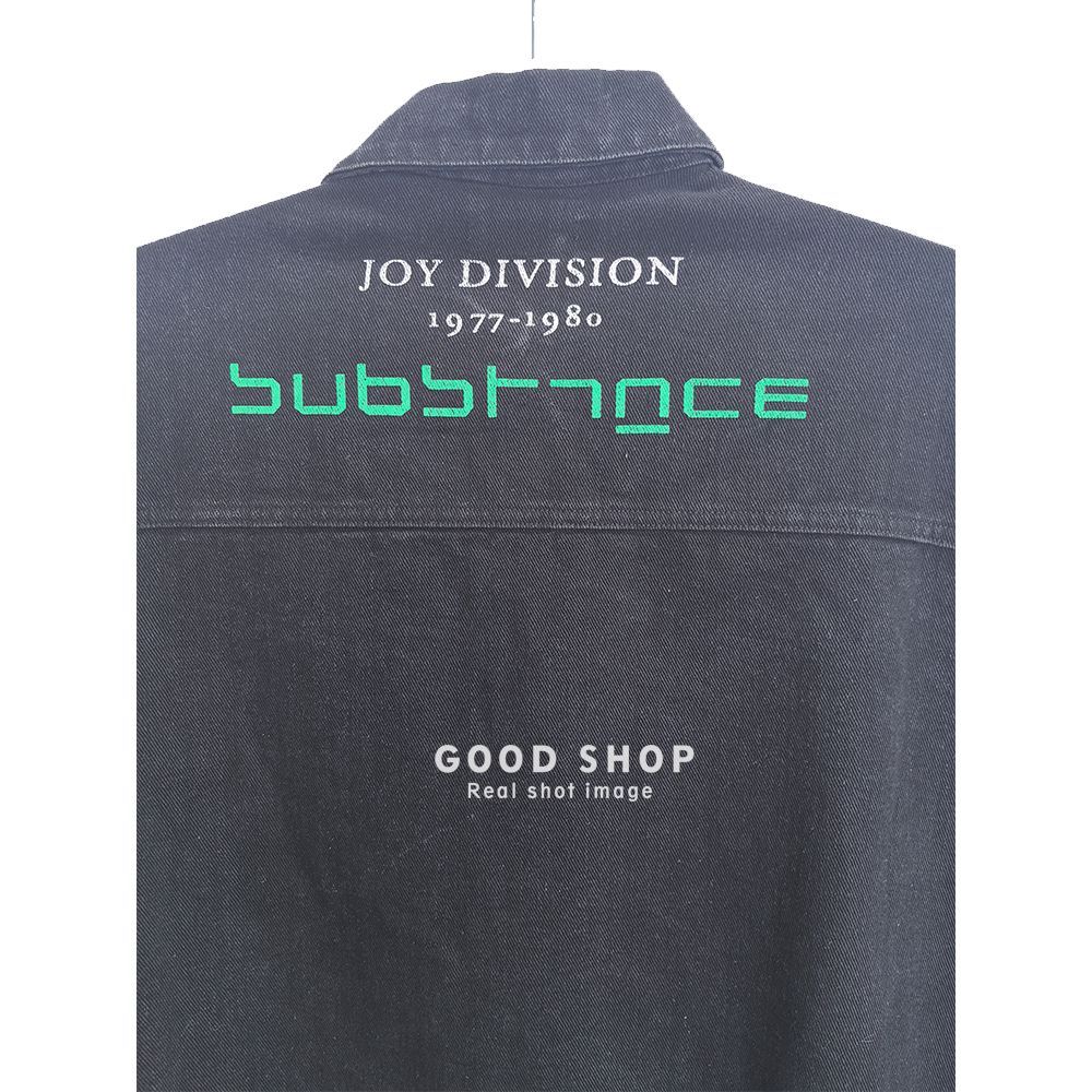 RAF SIMONS joy division デニムジャケット ARCHIVE REDUX 18ss 名作 RAF SIMONS (ラフシモンズ)  DENIM JACKET オーバーサイズ デニムジャケット ブラック XS - メルカリ