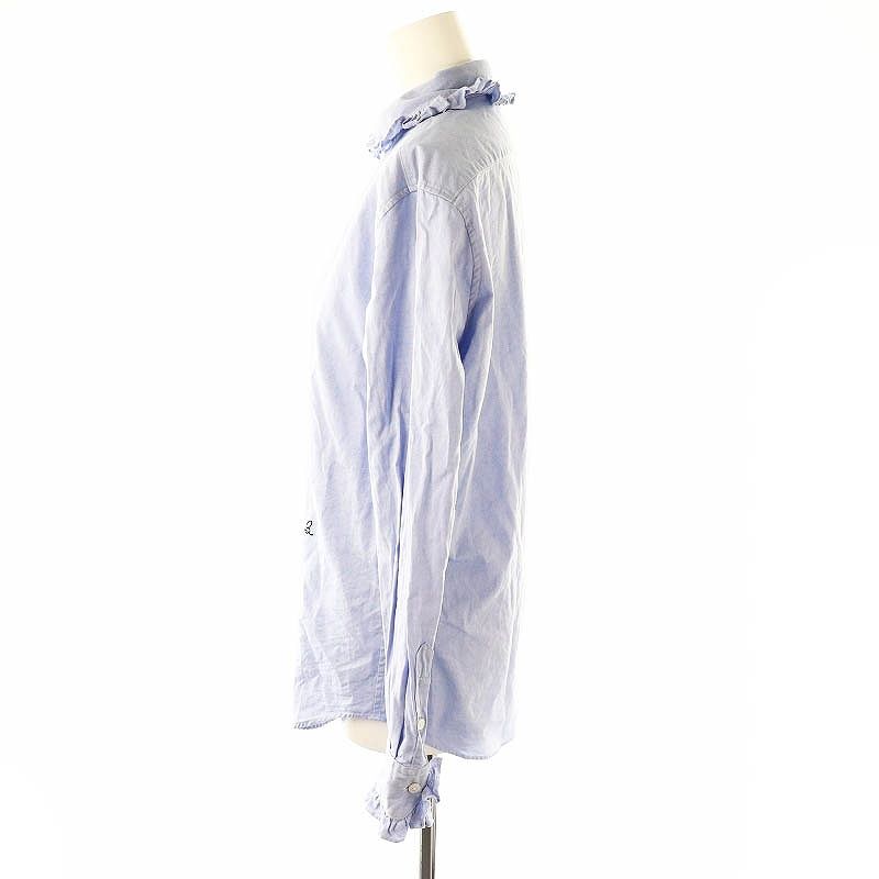 マディソンブルー MADISONBLUE 23AW ROUND COLLAR FRILL SH L.OX