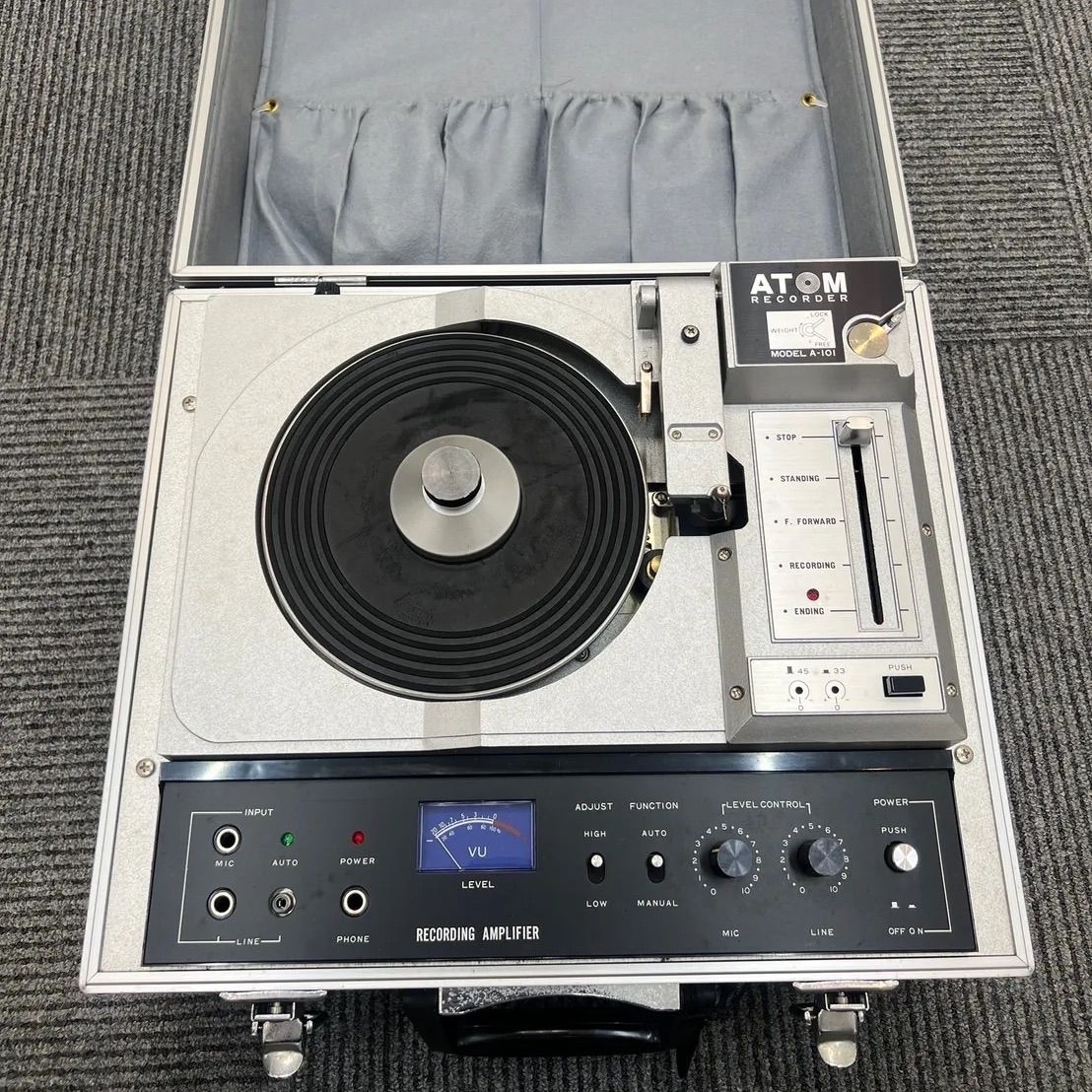 KD-004 品 ATOM レコードカッティングマシン