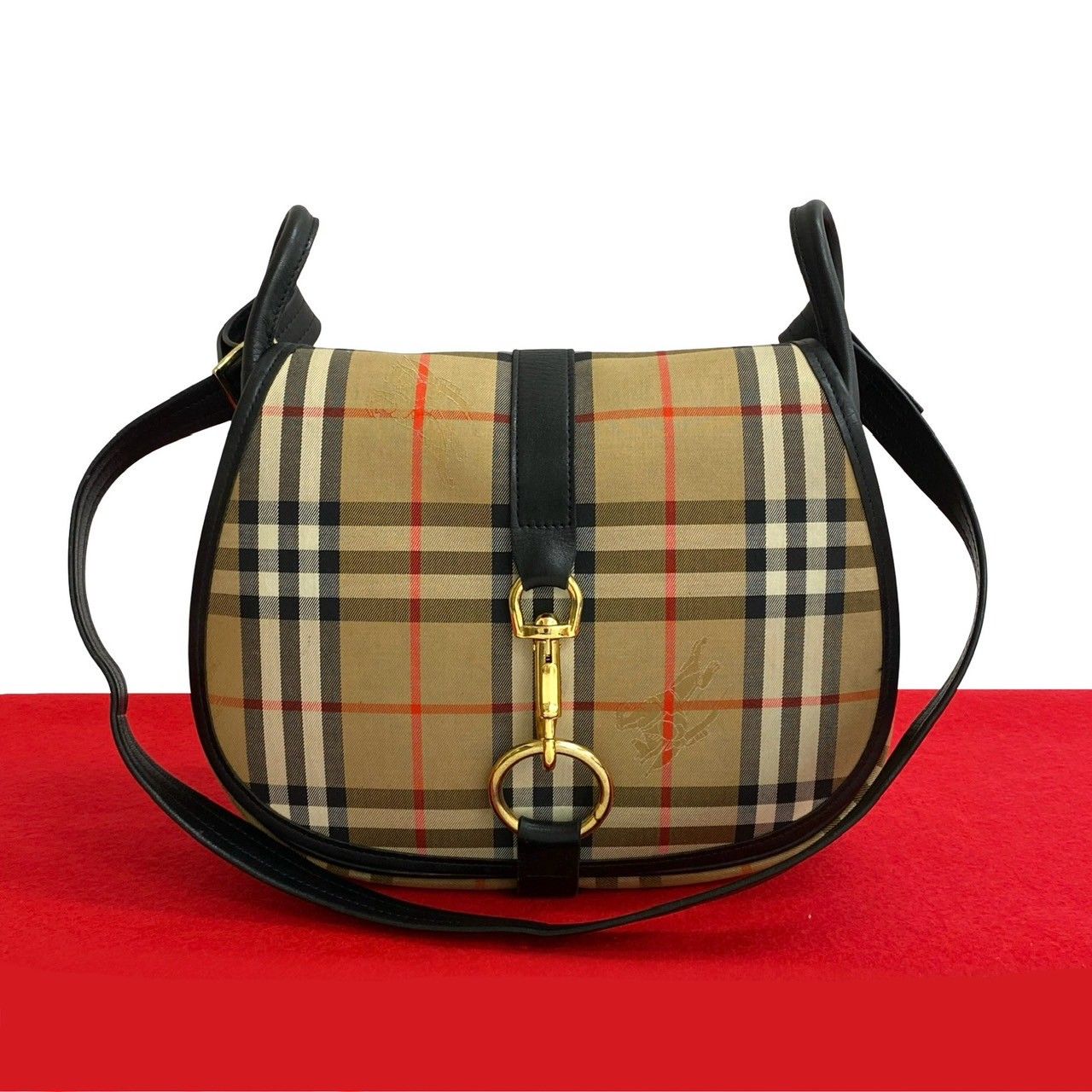 Burberrys バーバリーズ ミニ ハンドバッグ ノバチェック ヴィンテージ 014】1円スタート！ Burberrys バーバリーズ ノバチェック ミニ
