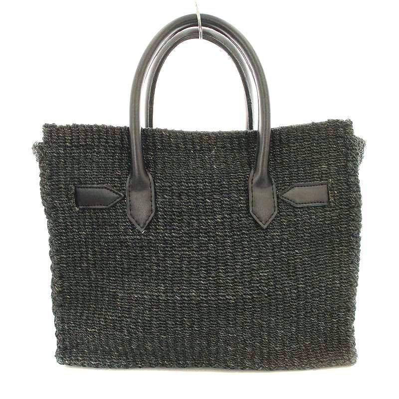 SEA シー かごバッグ ハンドバッグ レザー ブラック Sサイズ シー SEA かごバッグ ハンドバッグ 黒 ブラック /☆G - メルカリ