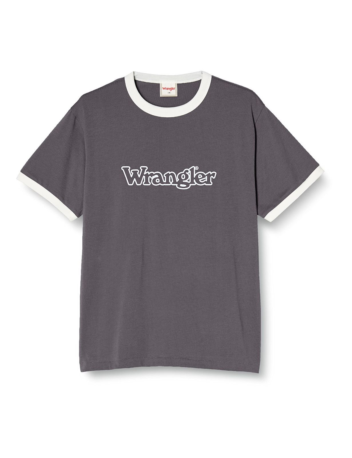 M_チャコールグレー ラングラー Tシャツ WRINGER TEE メンズ CHARCOAL GRAY M