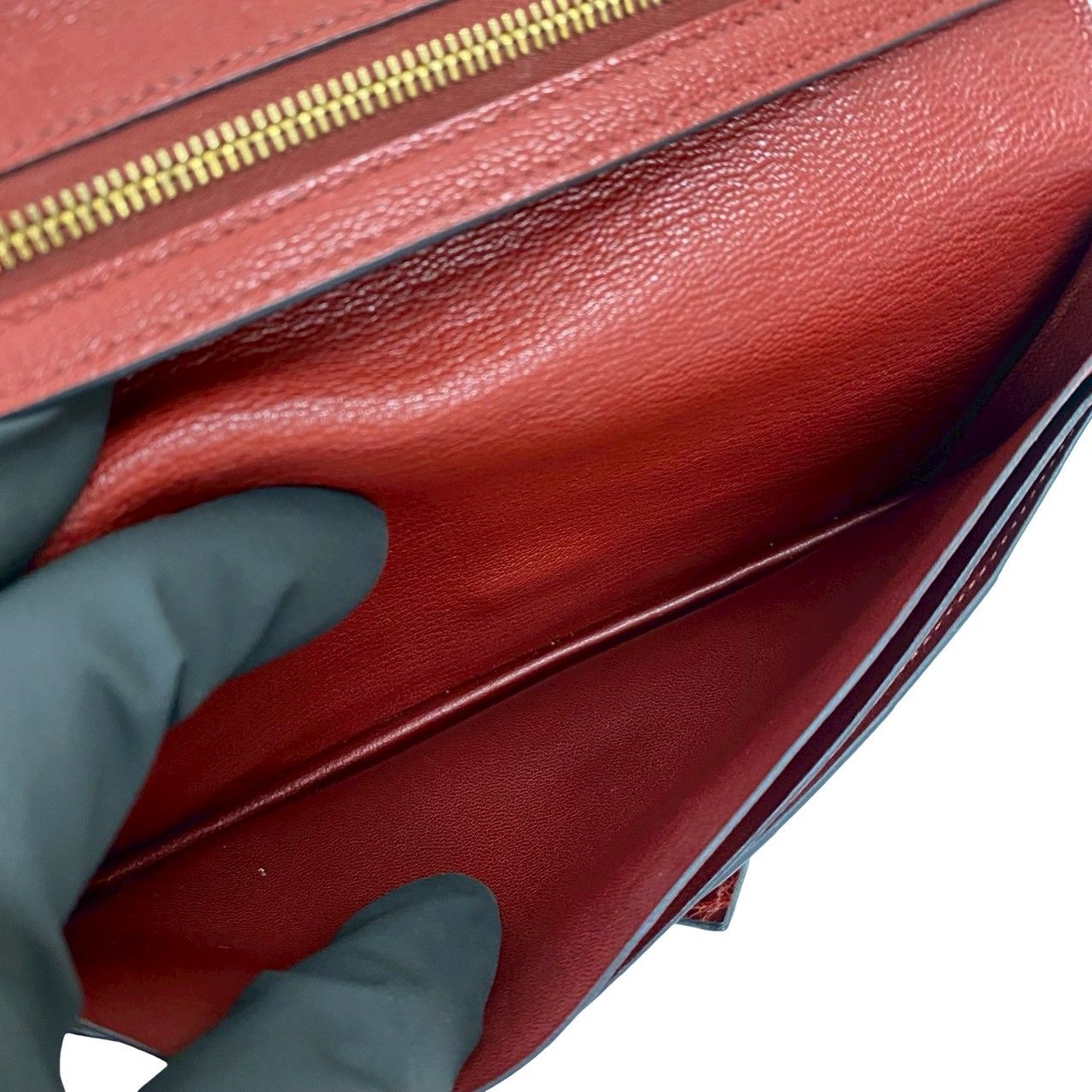 美品 HERMES エルメス ベアン スフレ 長財布 ▢L刻印 ブラック 極 美品 □