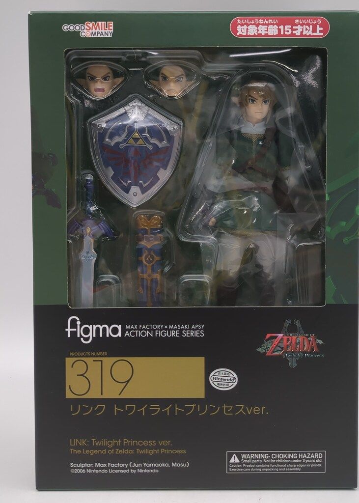 ゼルダの伝説 figma トワイライトプリンセス 319 再販】figma リンク トワイライトプリンセスver. DXエディション