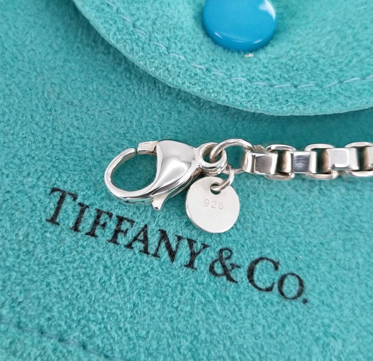 美品 TIFFANY&Co.【AG925】ベネチアン　ブレスレット 箱付き