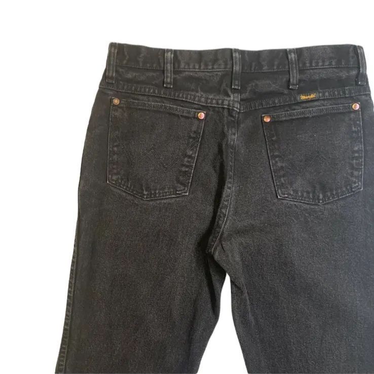 90's Wrangler 936WBK Black Denim 32×30 ④ ラングラー ブラック