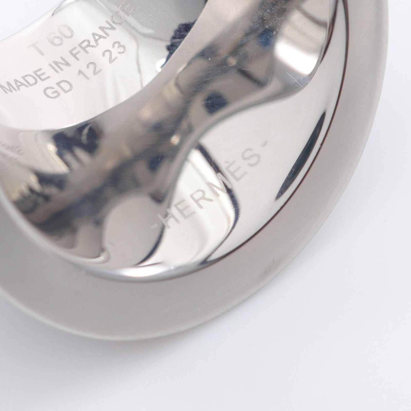 エルメス HERMES リング・指輪 Equus ステンレススチール エクウス