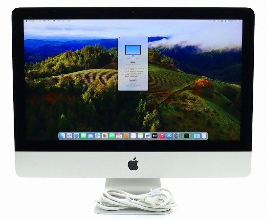 Apple iMac 21.5インチ Retina 4K 2019 Core i3-8100 3.6GHz 8GB 1TB(HDD) Radeon Pro 555X 4096x2304ドット macOS Sonoma 難有 中古