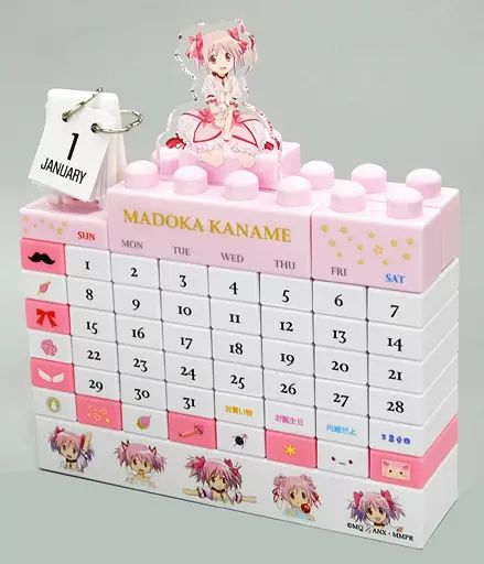 カレンダー 劇場版 魔法少女まどか マギカ 新編 叛逆の物語 鹿目まどか ブロックカレンダー