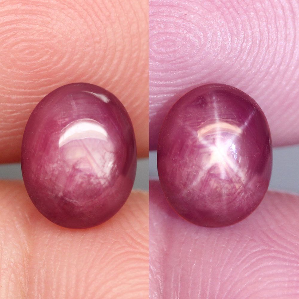 天然大粒スタールビールース 3.17ct:0372】モザンビーク産 Natural 6Rays Star Ruby 裸石 鉱物 宝石 コランダム  jewelry Mozambique - メルカリ