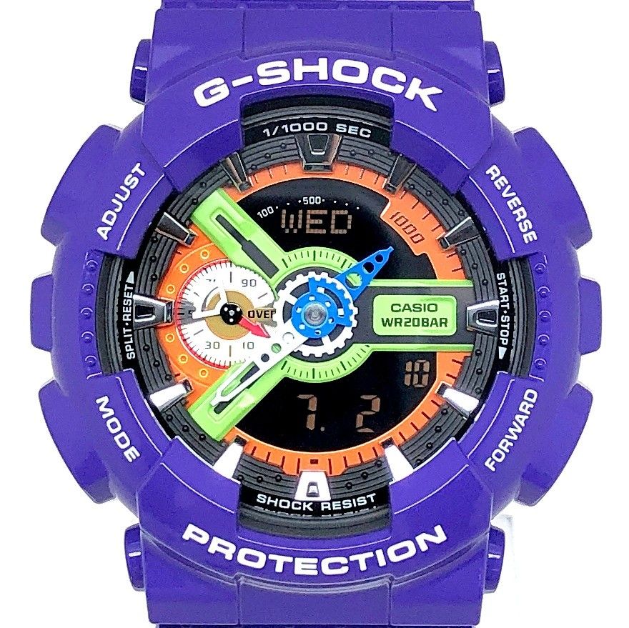 G-SHOCK 極美品GA-110EV-6AJRエヴァンゲリオン初号機 カシオ 楽天市場】【プレミア☆】 G-SHOCKエヴァンゲリオン 初号機