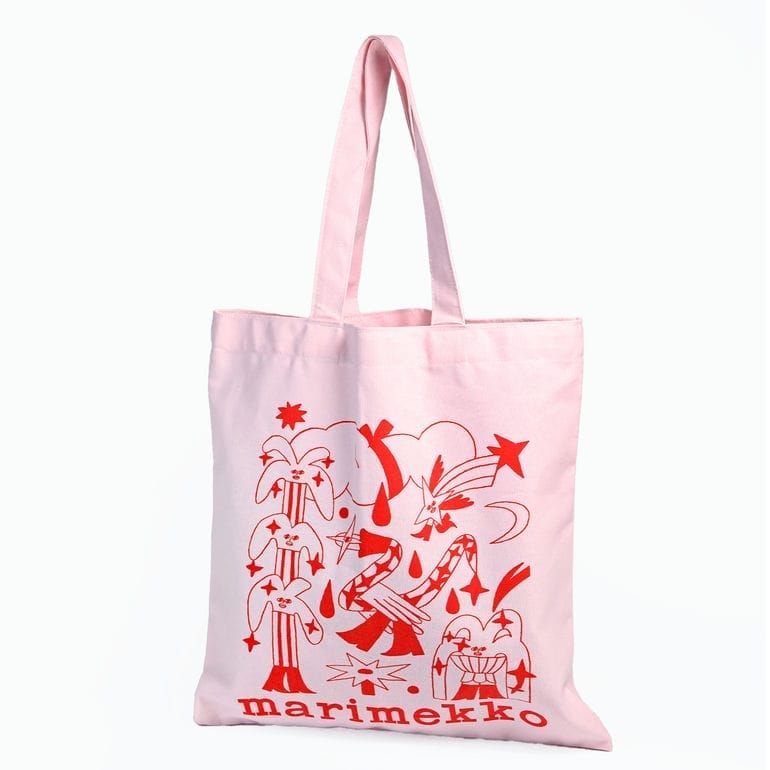 新品 マリメッコ marimekko トートバッグ Aureate Glow Vankka