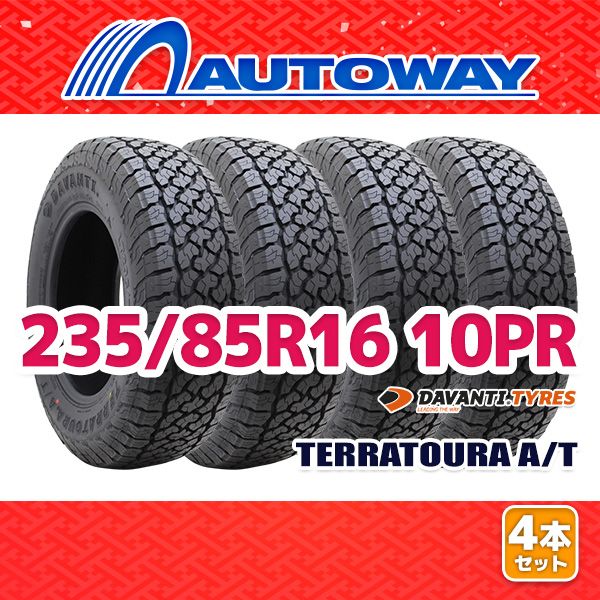 AUTOWAY 235|85R16 サマータイヤ DAVANTI TERRATOURA A|T 16インチ 4本セット 夏タイヤ オートウェイ