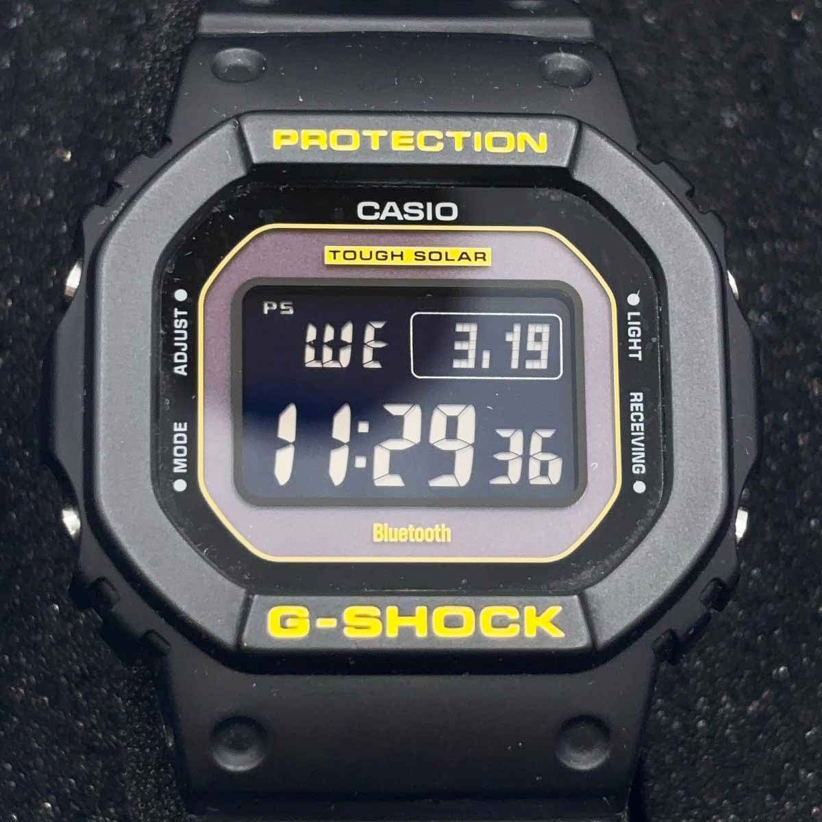 G-SHOCK GW-B5600CY-1JF yellow 生産終了 G-SHOCKタフソーラー