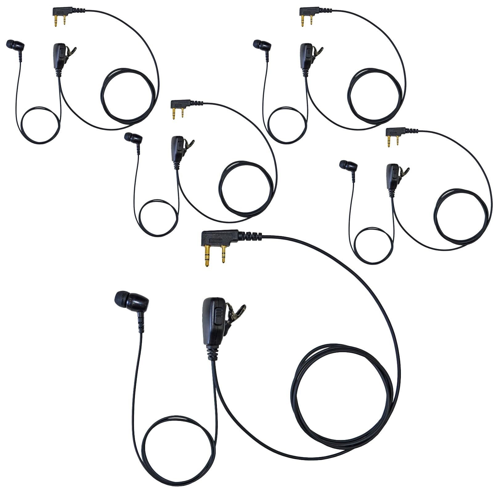 BLUE CENTURY ブルーセンチュリー メーカー 特定小電力 トランシーバー KENWOOD ケンウッド DEMITOSS 対応 3.5φ 2.5φ L型2ピンプラグ イヤホンマイク 予備イヤーパッド付属 カナルイヤホン型 K012H