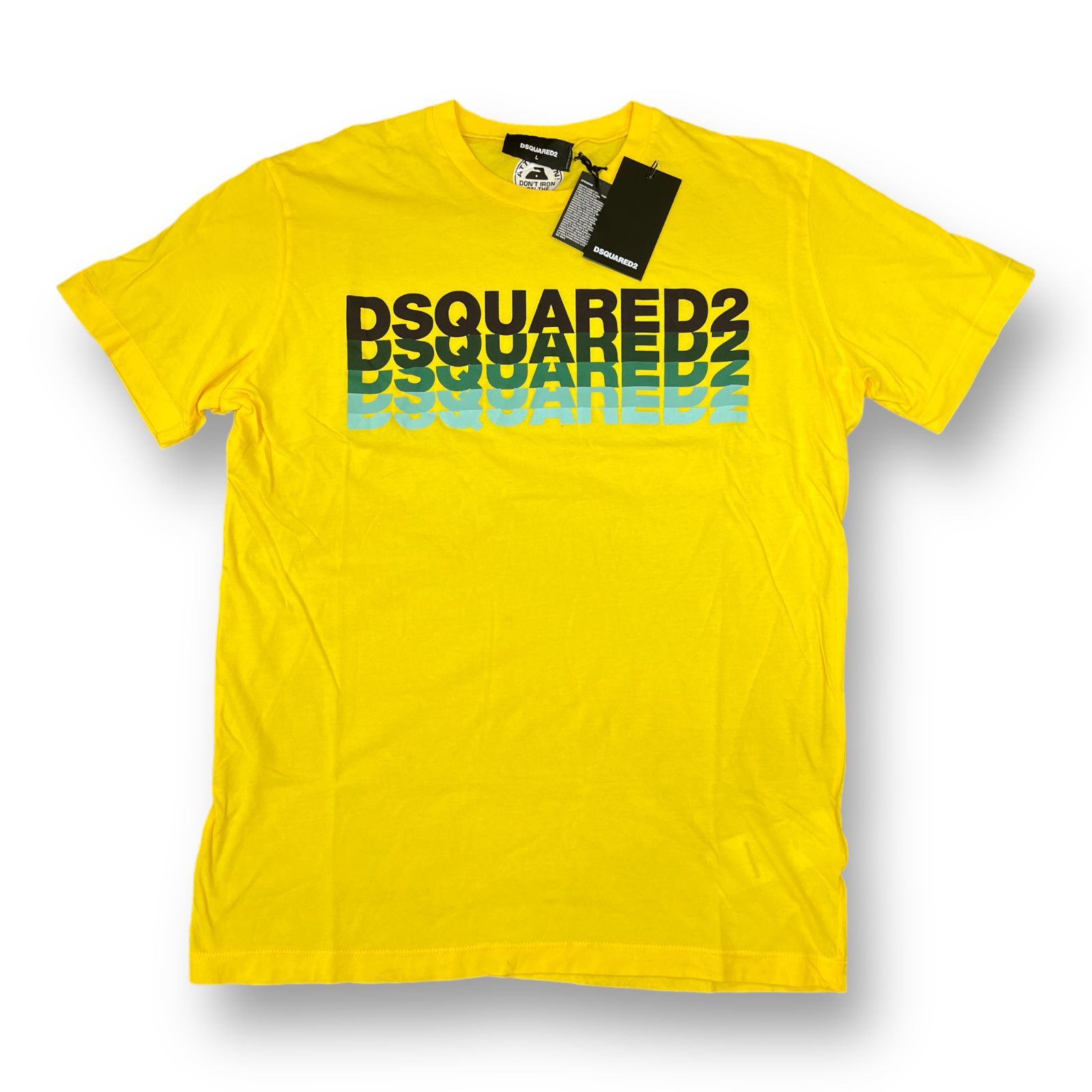 定価37400円 国内正規 DSQUARED2 ロゴ レタード Tシャツ プリント 