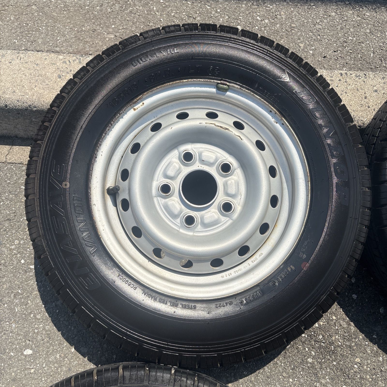 送料無料【バリ溝】トヨタ ライトエース タウンエース 純正スチール