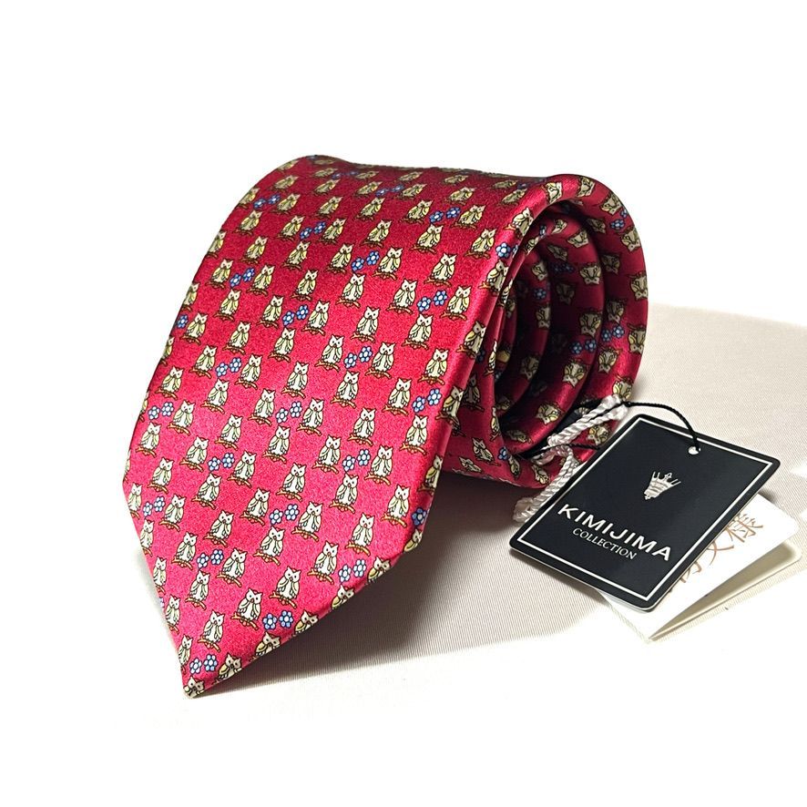 極美品 バーバリーブラックレーベル ネクタイ 赤黒 ノバチェック柄