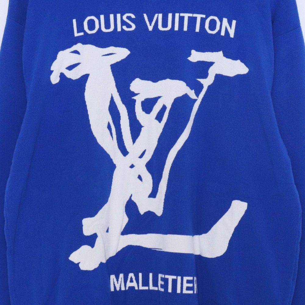 LOUISVUITTON（ルイヴィトン)スクリブルインターシャクルーネックニット Louis Vuitton スクリブルインターシャ クルーネック ニット - メルカリ