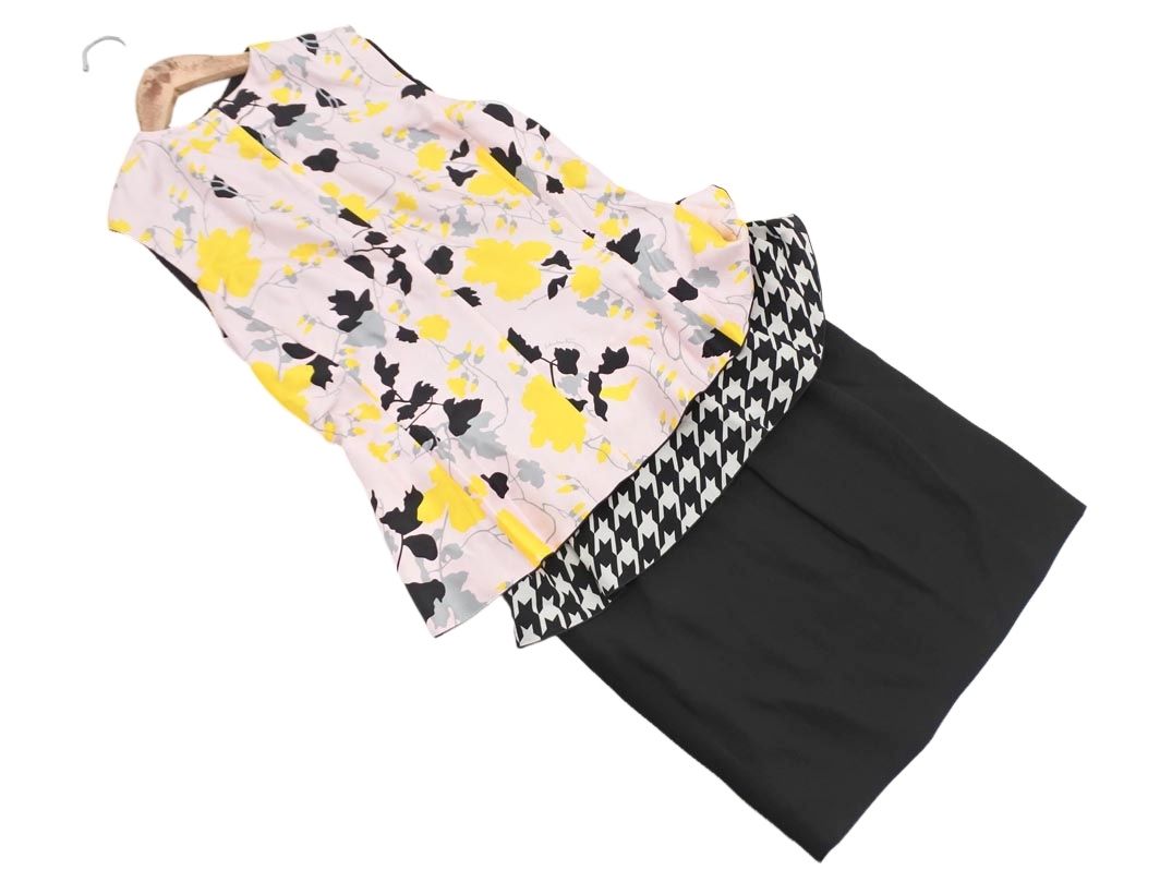 サルヴァトーレ・フェラガモ 花柄シャツワンピース ハイビスカス