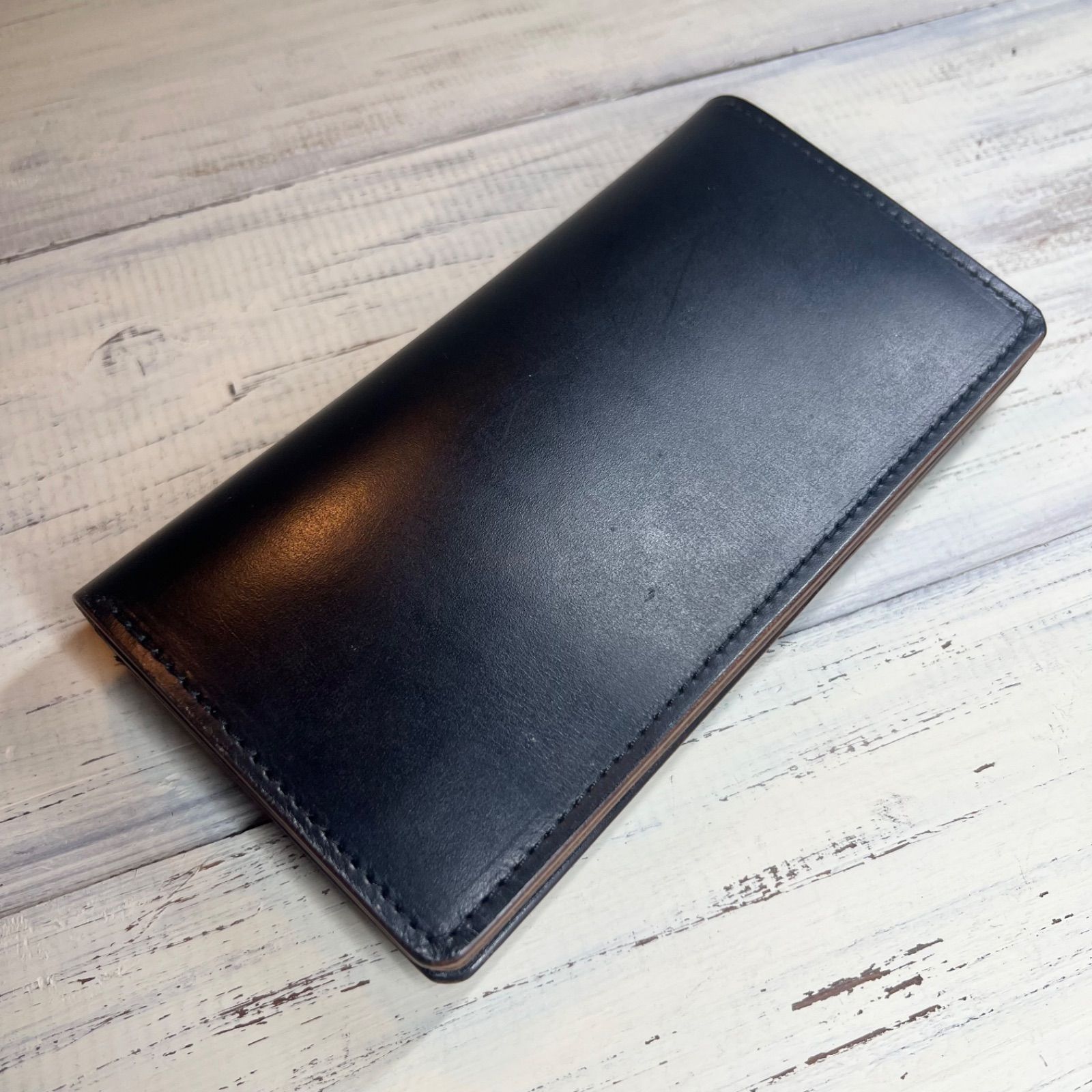 トラッカーウォレット　ロング　クロムエクセル　3層　小判カン付　茶芯 トラッカーウォレット ロング クロムエクセル 3層 小判カン付 茶