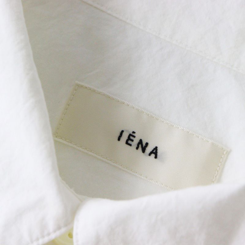 2024年 イエナ IENA タイプライタークロップドシャツ F ホワイト