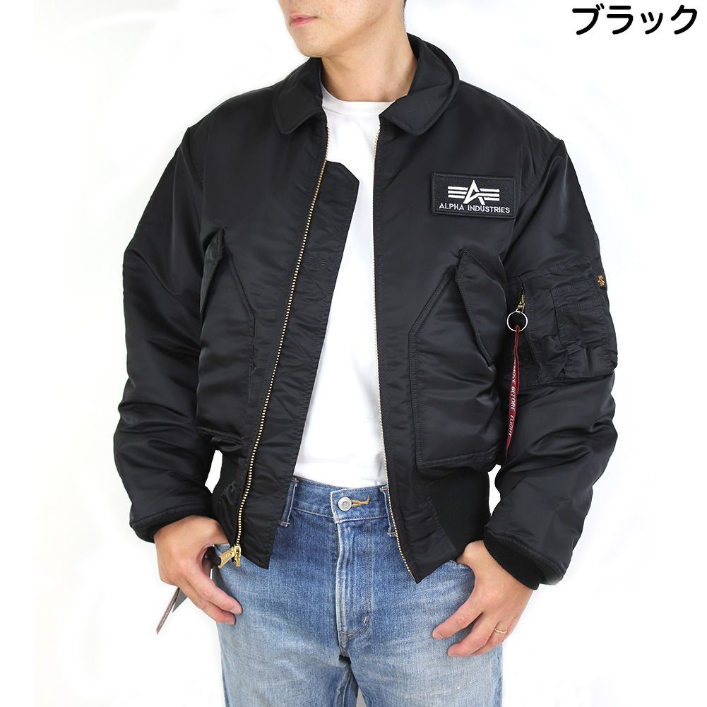 ALPHA CWU-45P フライトジャケット黒　L 61j3LeO33ZL._AC_SY350_QL65_.jpg