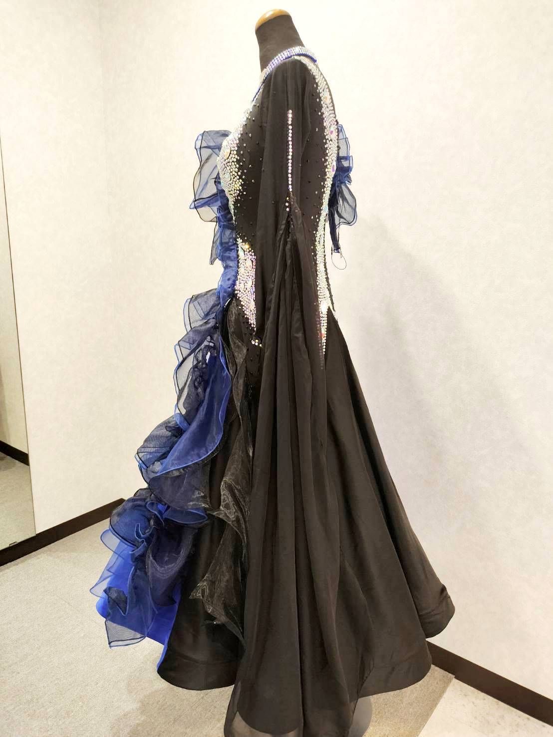 ドレス ロイヤルブルー×ブラック