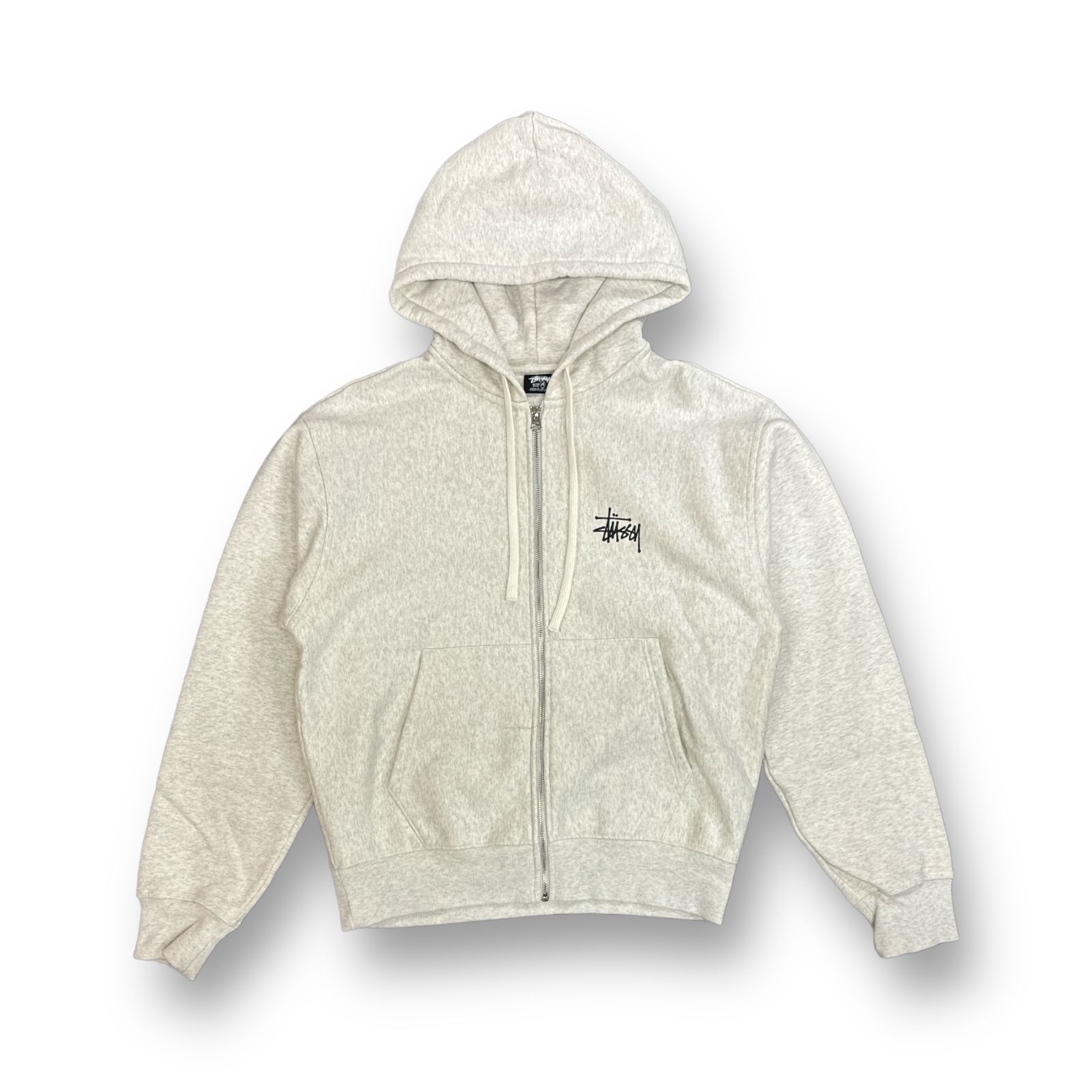 STUSSY 22AW BASIC ZIP HOOD ジップアップ スウエット フーディー 