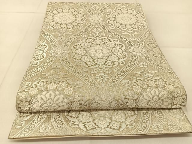 新品 京都 西陣織 袋帯 正倉院鏡裏花文 フォーマル 正絹 着物 和装 訪問着 新品 京都 西陣織 袋帯 正倉院鏡裏花文 フォーマル 正絹 着物