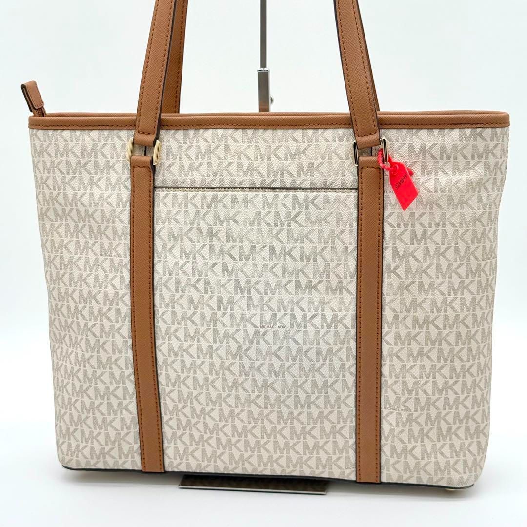 美品】MICHAEL KORS サディ ロゴグラム トートバッグ A4可